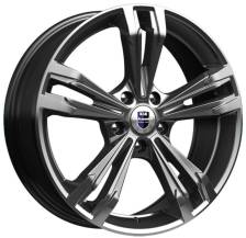 КиК (K&K) Каррера (КС655) 7x18 5x114.3 ET35 67.1 Дарк Платинум