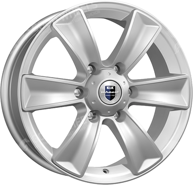 КиК (K&K) Тайфун (КС671) 7x17 6x139.7 ET20 100.1 Блэк Платинум