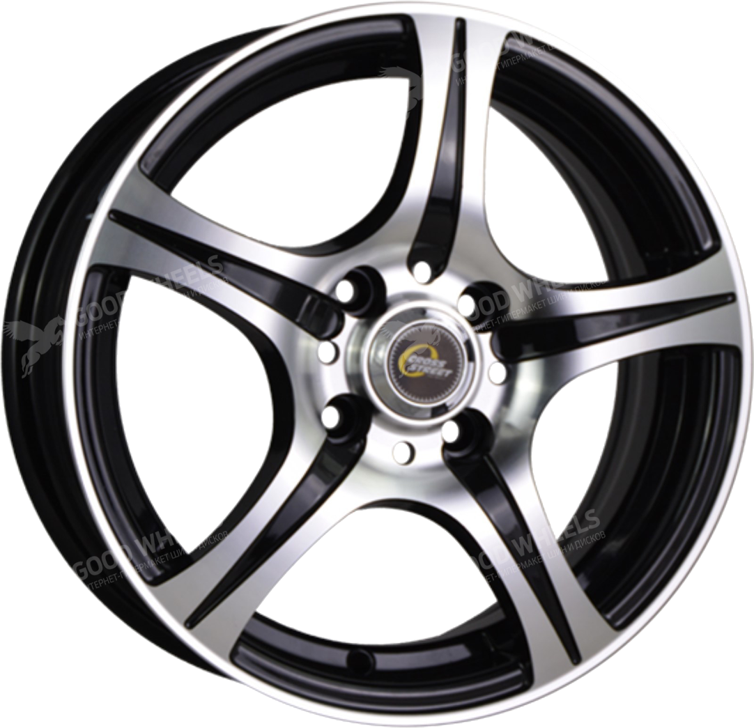 Диски Литые Cross Street Y3159 6x15 4x100 ET46 54.1 BKF в интернет-магазине  Good Wheels