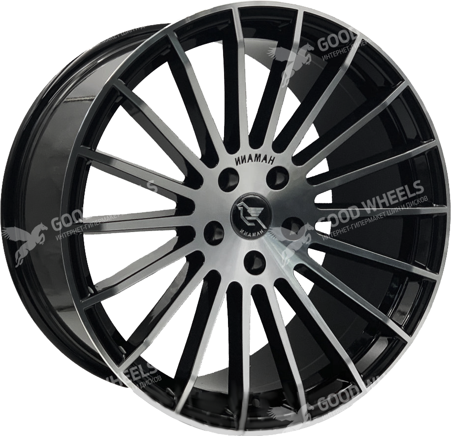 Диски Литые Hamann (Replica) 331 10.5x22 5x130 ET40 84.1 Satin Black в  интернет-магазине Good Wheels