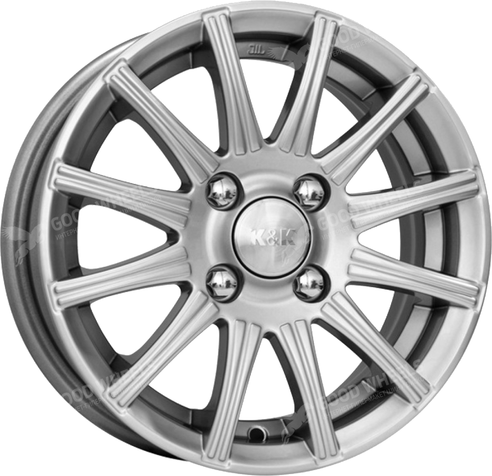 Диски Литые КиК (K&K) Сиеста 5x13 4x98 ET29 58.5 Алмаз Чёрный в  интернет-магазине Good Wheels