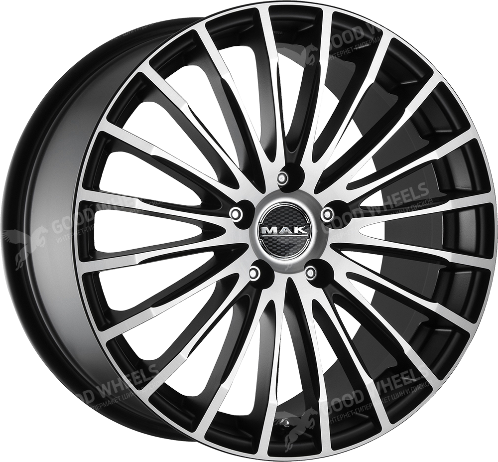 Диски Литые Mak Fatale 7.5x17 5x120 ET30 72.6 Ice Black в интернет-магазине  Good Wheels