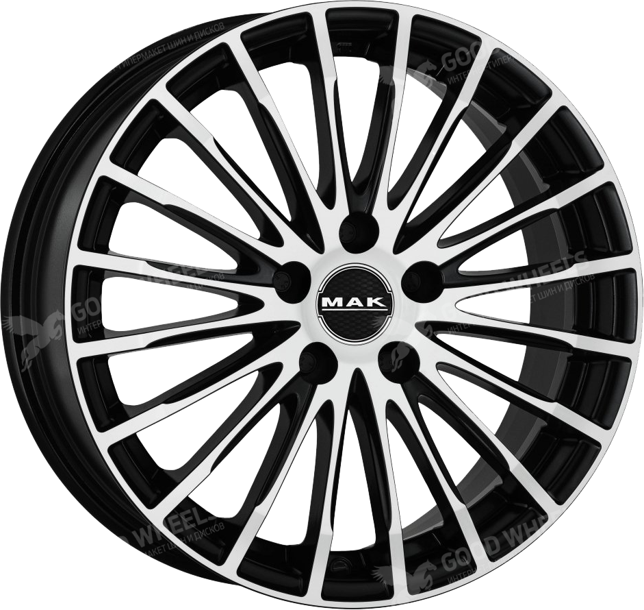 Диски Литые Mak Starlight 7.5x17 5x112 ET45 66.6 Ice Black в  интернет-магазине Good Wheels