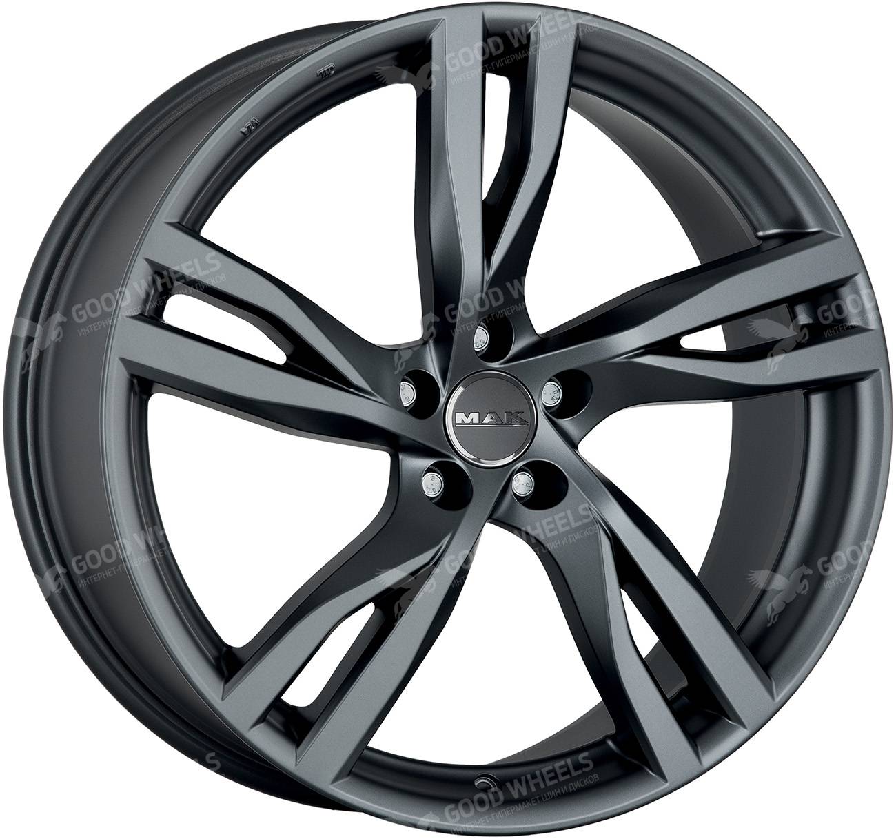 Диски Литые Mak Stockholm 8x18 5x108 ET55 63.4 Ice Black в  интернет-магазине Good Wheels