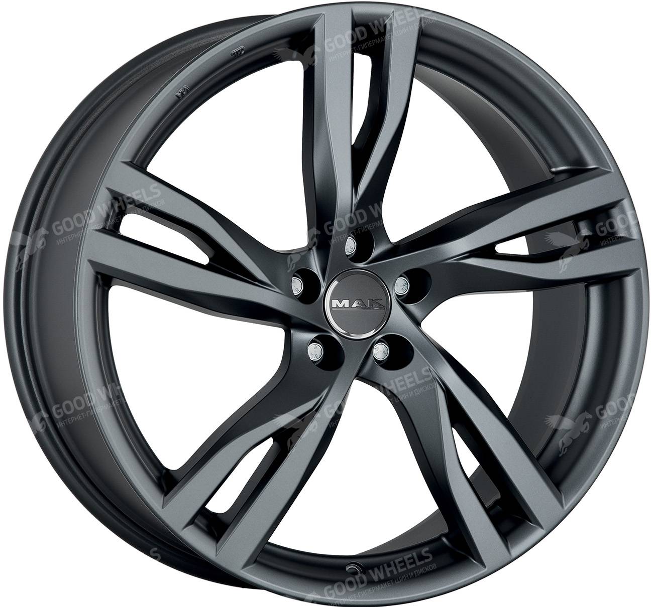 Диски Литые Mak Stockholm 9x20 5x108 ET38.5 63.4 Ice Black в  интернет-магазине Good Wheels|