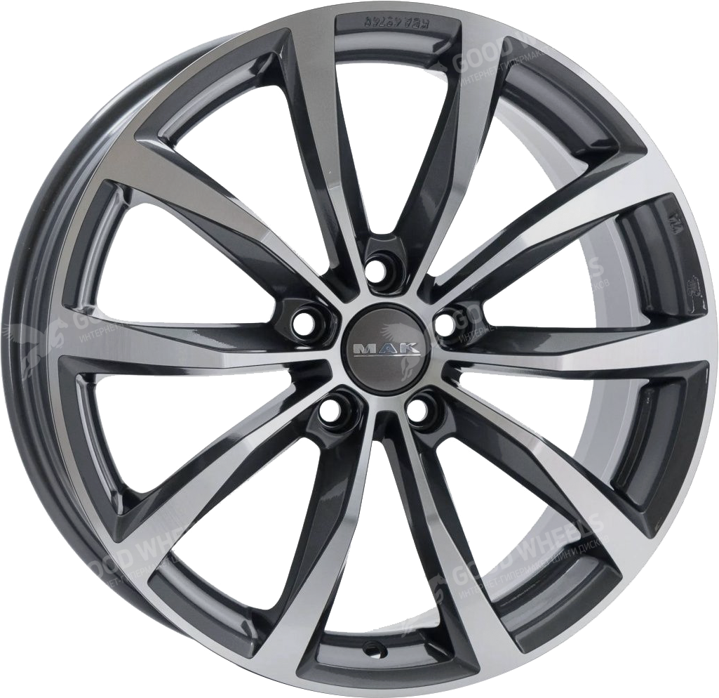 Диски Литые Mak Wolf 7.5x18 5x100 ET48 56.1 BM в интернет-магазине Good  Wheels