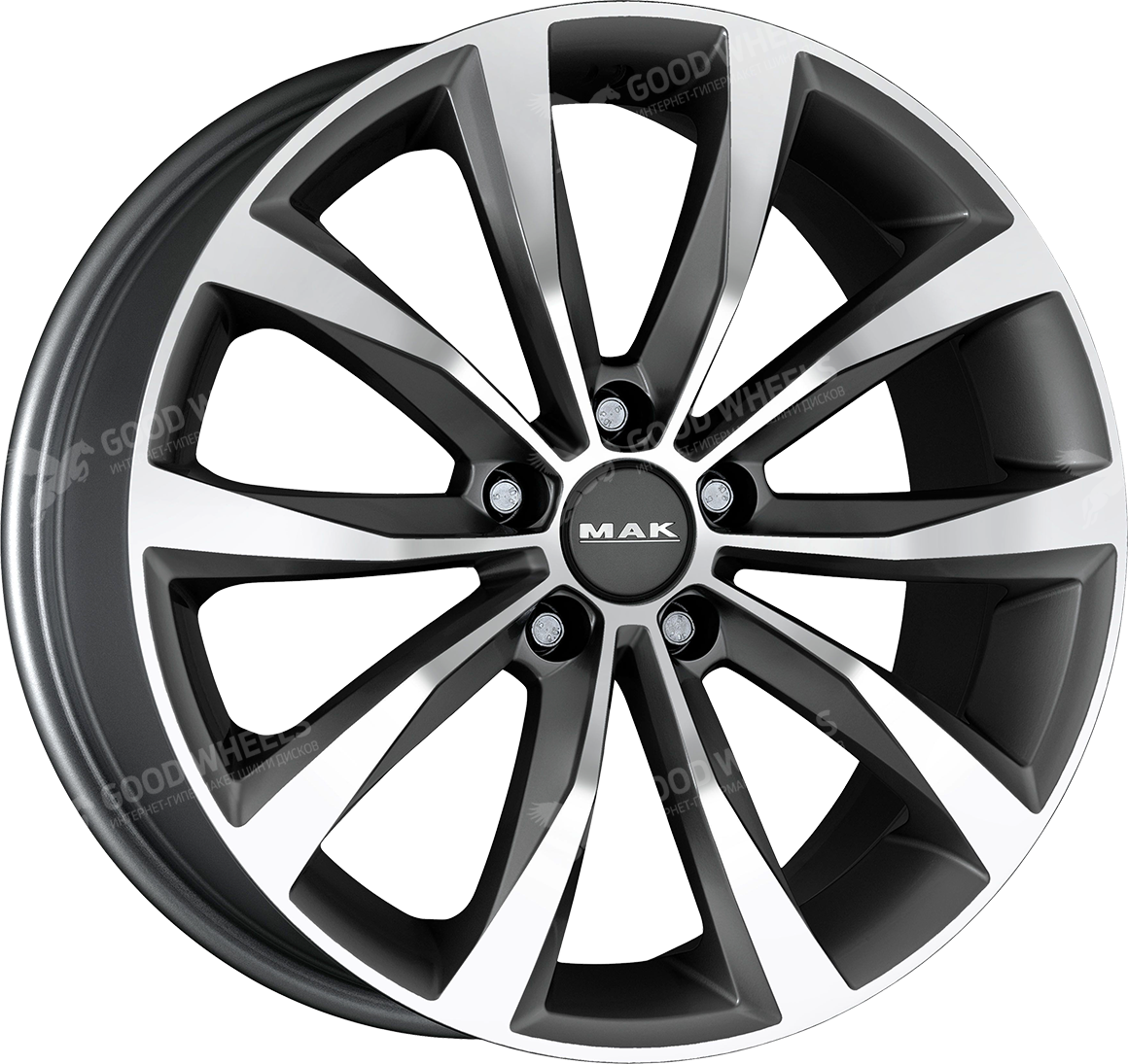 Диски Литые Mak Wolf 7.5x18 5x100 ET48 56.1 BM в интернет-магазине Good  Wheels