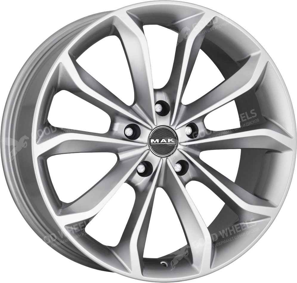 Диски Литые Mak Xenon 8.5x20 5x127 ET50 71.6 Ice Black в интернет-магазине  Good Wheels