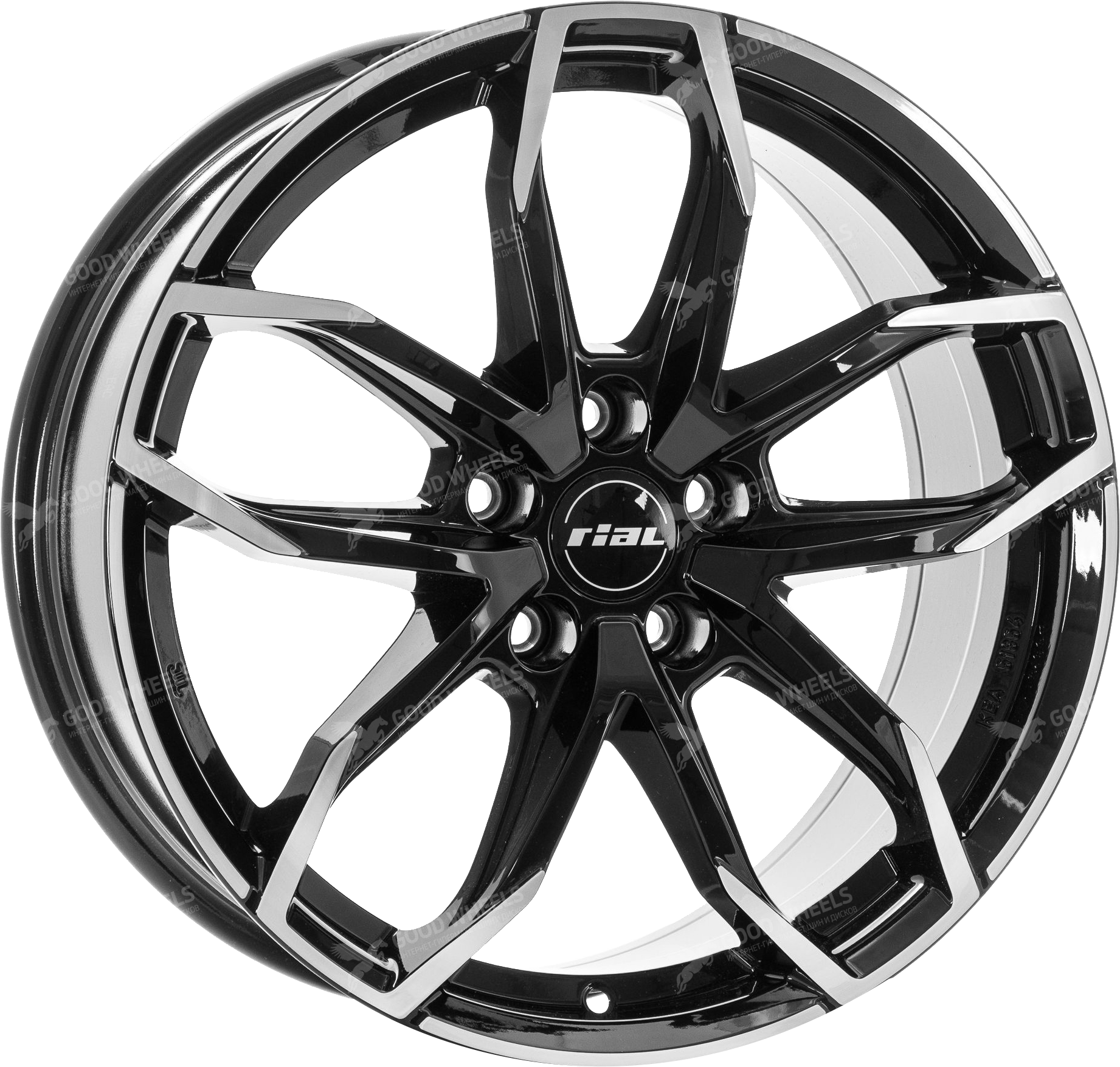 Диски Литые Rial Lucca 6.5x16 5x108 ET50 63.3 DBFP в интернет-магазине Good  Wheels