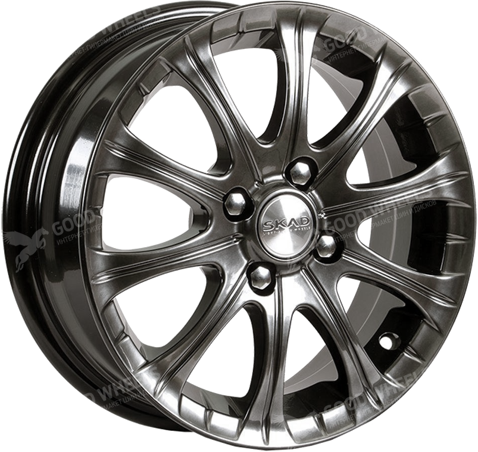 Диски Литые SKAD Ганимед 5.5x14 4x100 ET35 67.1 Graphite в  интернет-магазине Good Wheels