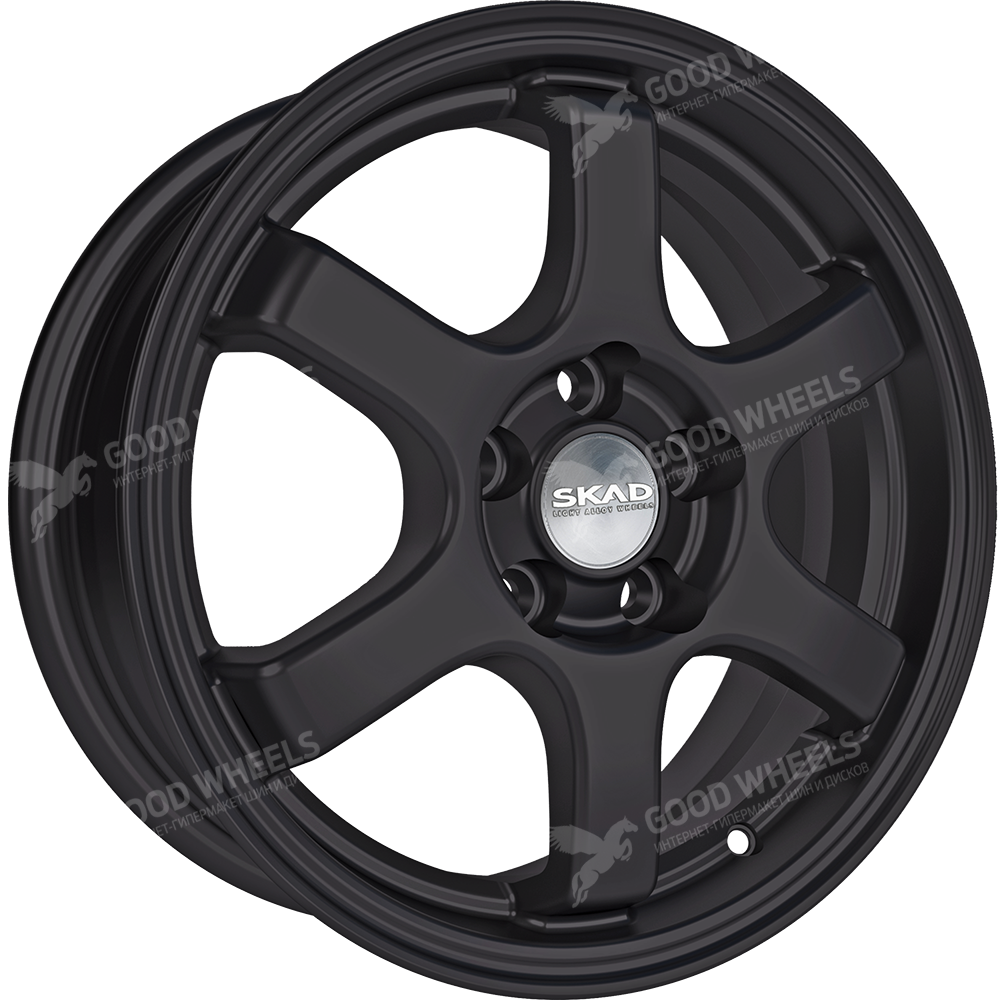 Диски Литые SKAD Киото 6x15 4x100 ET48 54.1 Черный Бархат в  интернет-магазине Good Wheels