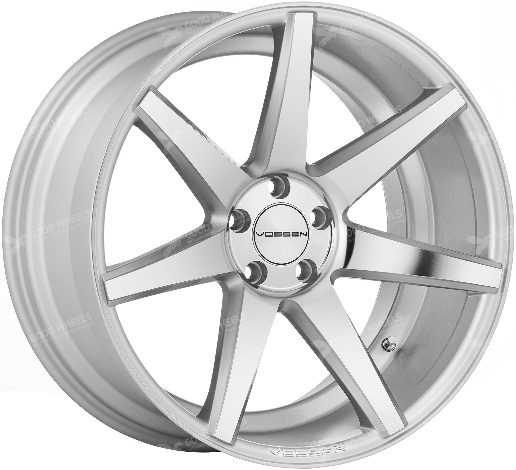 Диски Литые Vossen CV7 8.5x20 5x130 ET44 71.6 SIL POL в интернет-магазине  Good Wheels|