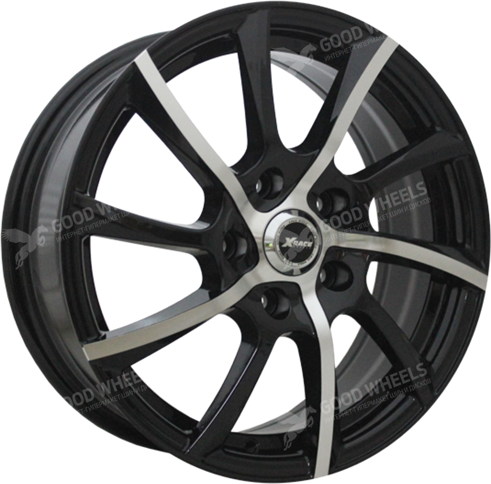 Диски Литые X-Race AF-14 6x15 4x100 ET40 60.1 BKF в интернет-магазине Good  Wheels|